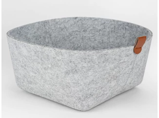 Úložný košík LifeStyle 22x22 cm, světle šedá