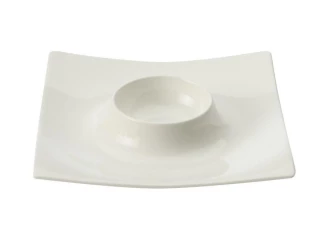 Talířek na vejce Motion 11,5 cm, bílý