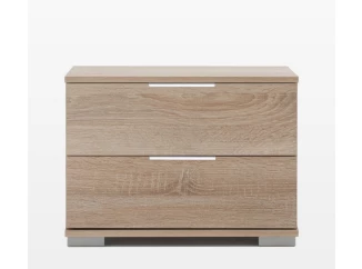 Noční stolek Easy Plus, 2 zásuvky, dub sonoma