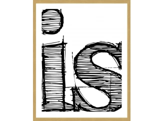 Rámovaný obraz Is, 40x50 cm