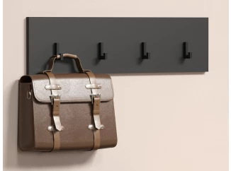 Nástěnný věšák na šaty Esteban, antracit