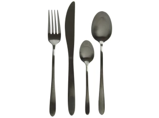 Sada příborů (16 dílů) Eleganz, černá