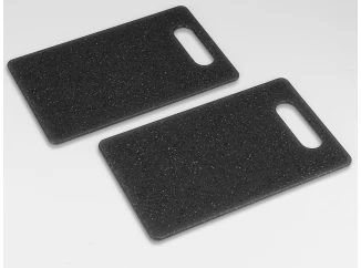 Kuchyňská prkénka (2 ks) CleanCut, mramorová černá