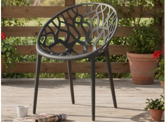 Jídelní židle Puro, antracitová