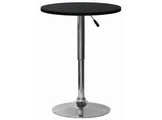 Kulatý barový stůl Laurent 60 cm, černý