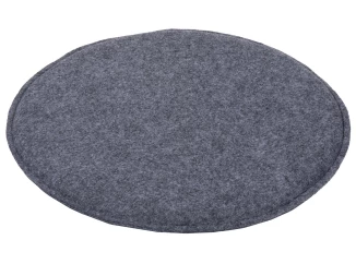 Podsedák na židle Davos, antracitový, kulatý 38 cm