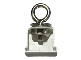 Koncovka pro kolejničku (2 ks) Deluxe, bílá