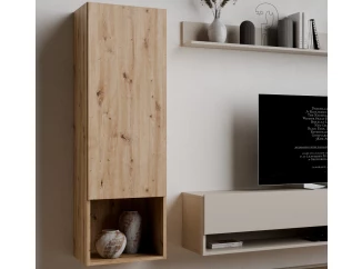 Nástěnná skříňka Asko Living, 40 cm, dub artisan