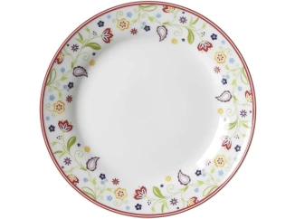Dezertní talíř Shanti Doppio 20,5 cm, barevné květiny