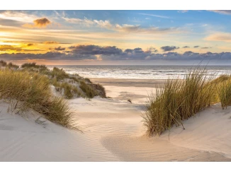 Obraz na plátně Písečná cesta k moři, 118x78 cm