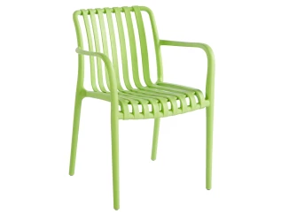 Zahradní židle s područkami Pixa, zelená