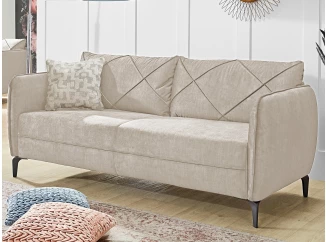 Trojsedák Novara, béžová látka