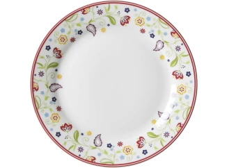 Mělký talíř Shanti 27 cm, barevné květiny