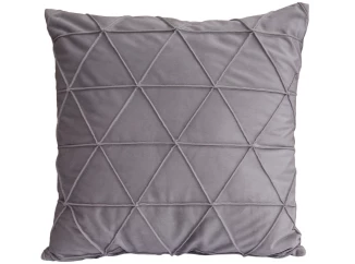 Dekorační polštář Vanessa 45x45 cm, stříbrný