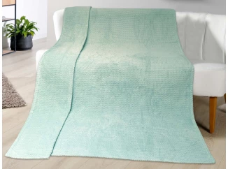 Kašmírová deka ZigZag 150x200 cm, mátová zelená