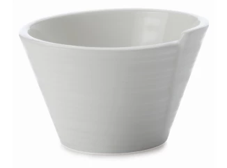 Kónická miska Cirque 5,5 cm, bílá