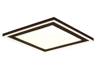 Stropní/nástěnné LED osvětlení Carus 33x33 cm, černé