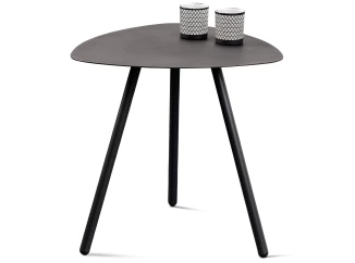 Stolek Mira, průměr 50 cm, antracitový