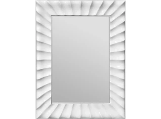Nástěnné zrcadlo 60x90 cm, bílé
