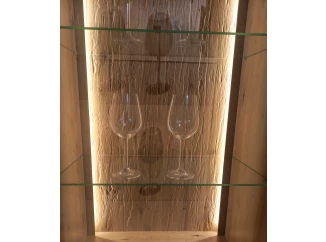 Set 2 ks lišta s LED světelným páskem (102 cm) barva světla teplá bílá