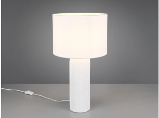 Stolní lampa Blair 51 cm, bílá