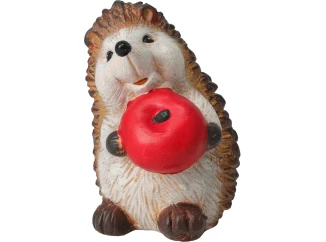 Dekorační soška (2 druhy) Ježek s jablkem
