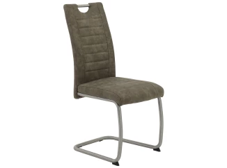 Jídelní židle Ulla, hnědá vintage látka