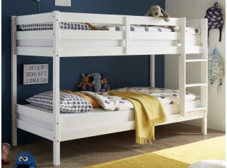 Dvoupatrová postel Casper 90x200 cm, bílá