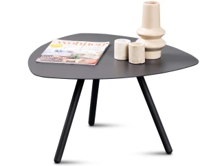 Stolek Mira, průměr 60 cm, antracitový