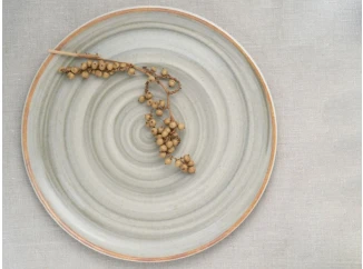 Mělký talíř Caoba 27,5 cm, pískový