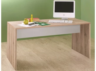 Psací stůl Cariba, dub san remo/bílý