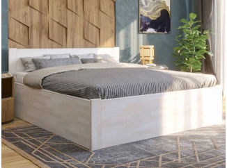 Postel s úložným prostorem Fava Box 180x200 cm, bělený buk