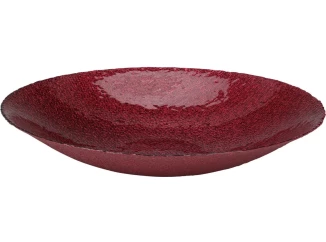 Dekorativní mísa 40 cm, červená