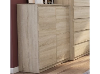 Skříňka Carlos 802D, dub sonoma