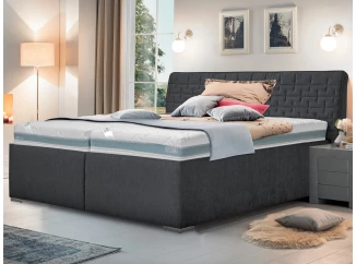 Postel Rita 180x200 cm, antracitová látka