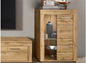 Stojací/závěsná vitrína Jana, 60 cm, dub wotan