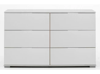 Zásuvková komoda Easy Plus, 130 cm, bílá