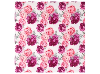 Ubrus Růžové pivoňky, 80x80 cm