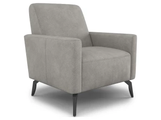 Křeslo Negroni, šedo-béžová látka