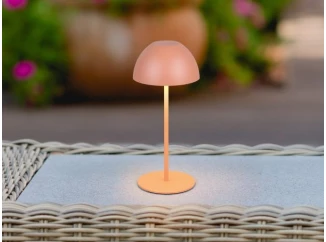 Nabíjecí LED stolní lampička Ortiz, oranžová