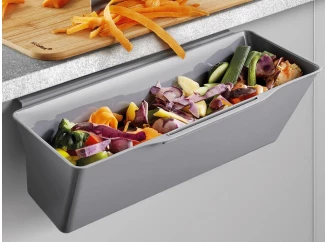 Závěsný koš na bioodpad Cleantex, šedý