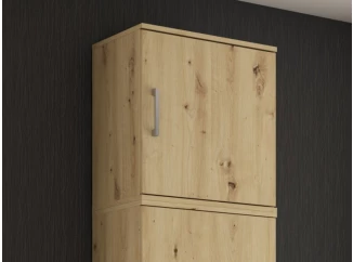 Nízká skříňka/skříňový nástavec Nitro 50 cm, dub artisan