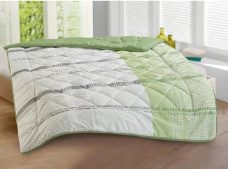 Letní přikrývka Sommer 140x200 cm, zeleno-bílá