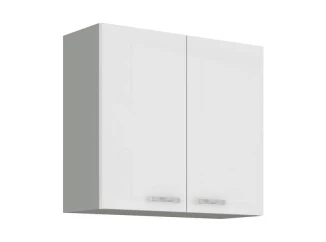 Horní kuchyňská skříňka Bianka 80G-72, 80 cm, bílý lesk