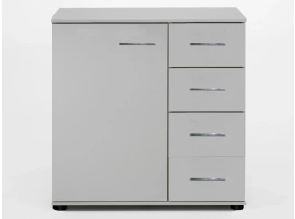 Komoda se zásuvkami Anna, 81 cm, bílá