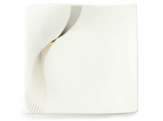 Servírovací podnos/talíř Frequency 30x30 cm, bílý