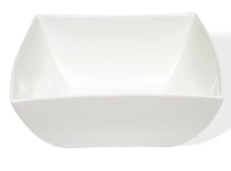 Miska 24x24 cm, bílá