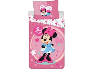 Dětské povlečení Minnie Sweet like me, růžové