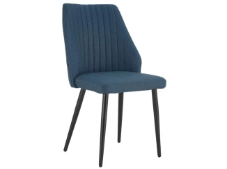 Jídelní židle Vicenza, tmavě modrá látka