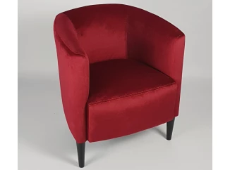 Křeslo Navara, červená látka